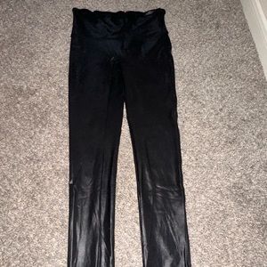 Spanx leather leggings